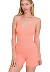 Summer Fun Sports Rompers Jumpsuit &amp; Rompers Zenana S/M Neon Coral 