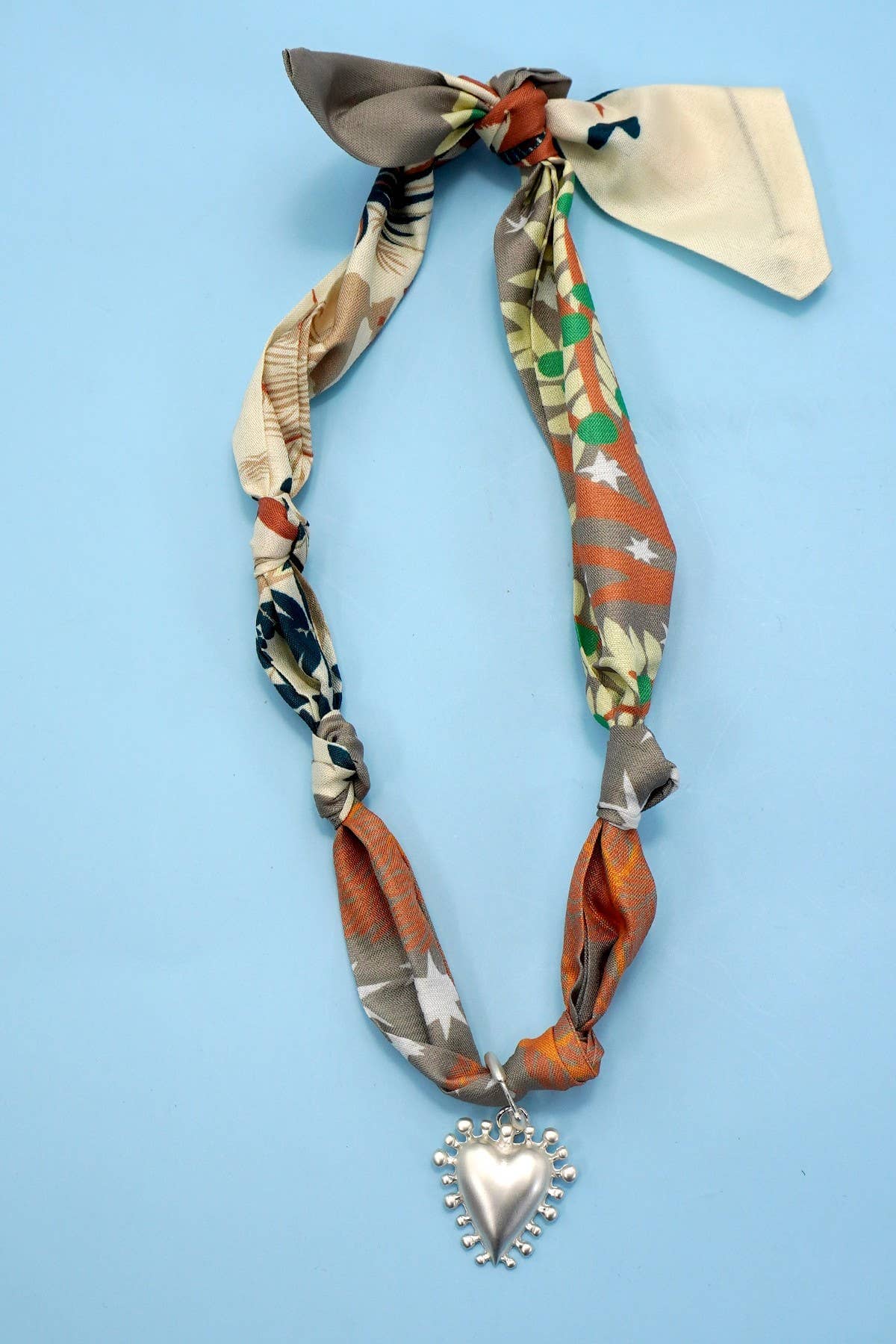 Handcrafted Scarf Interchangeable Charm Necklace | 80N92095: K JOSSLYN by wall to wall 
