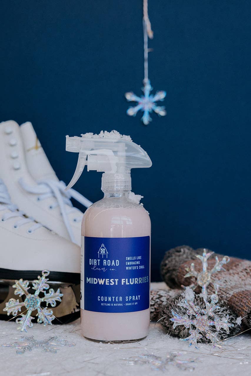 Midwest Flurries Counter Spray: Counter Spray Dirt Road Candle Co 