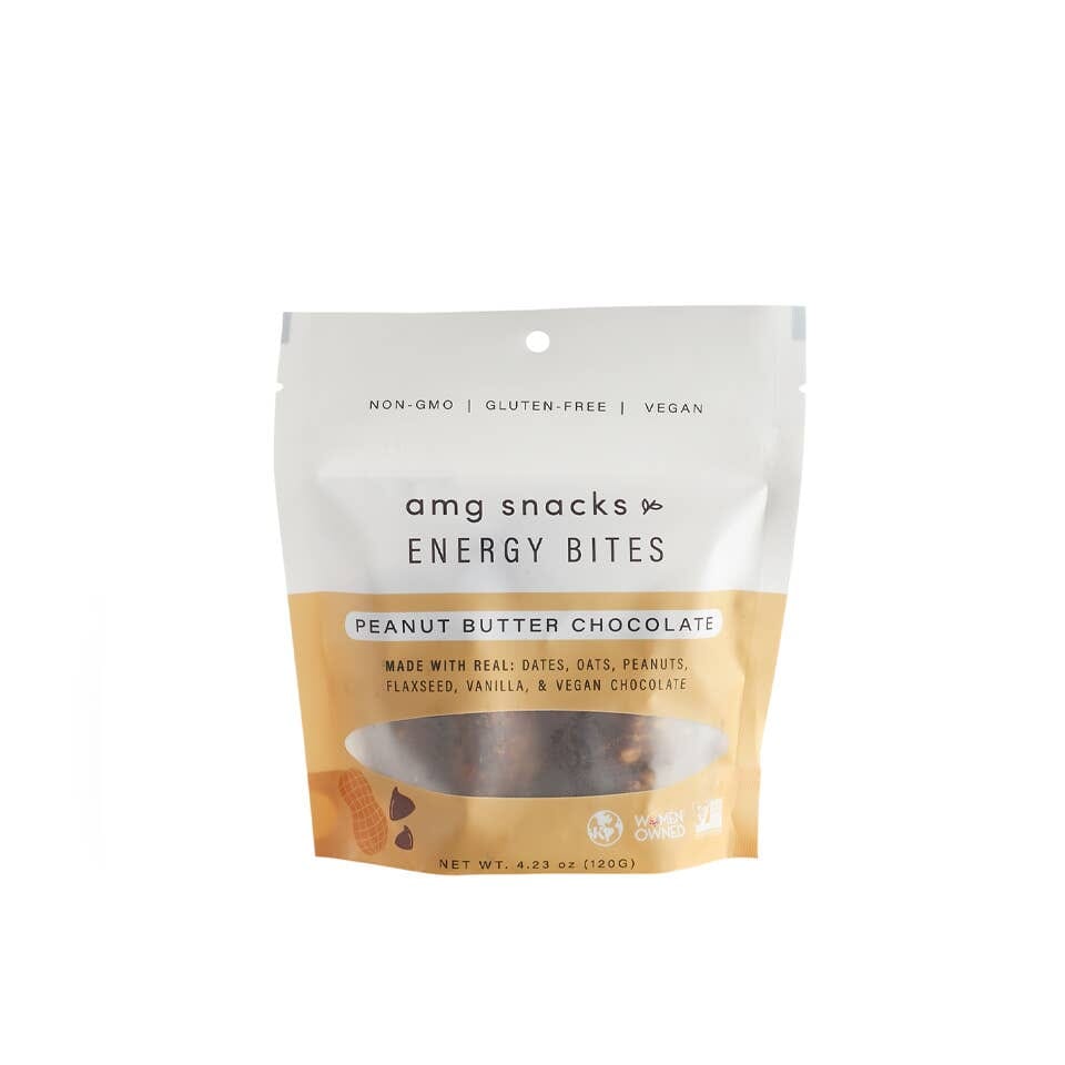 Peanut Butter Chocolate Chip Energy Bite AMG Snacks 