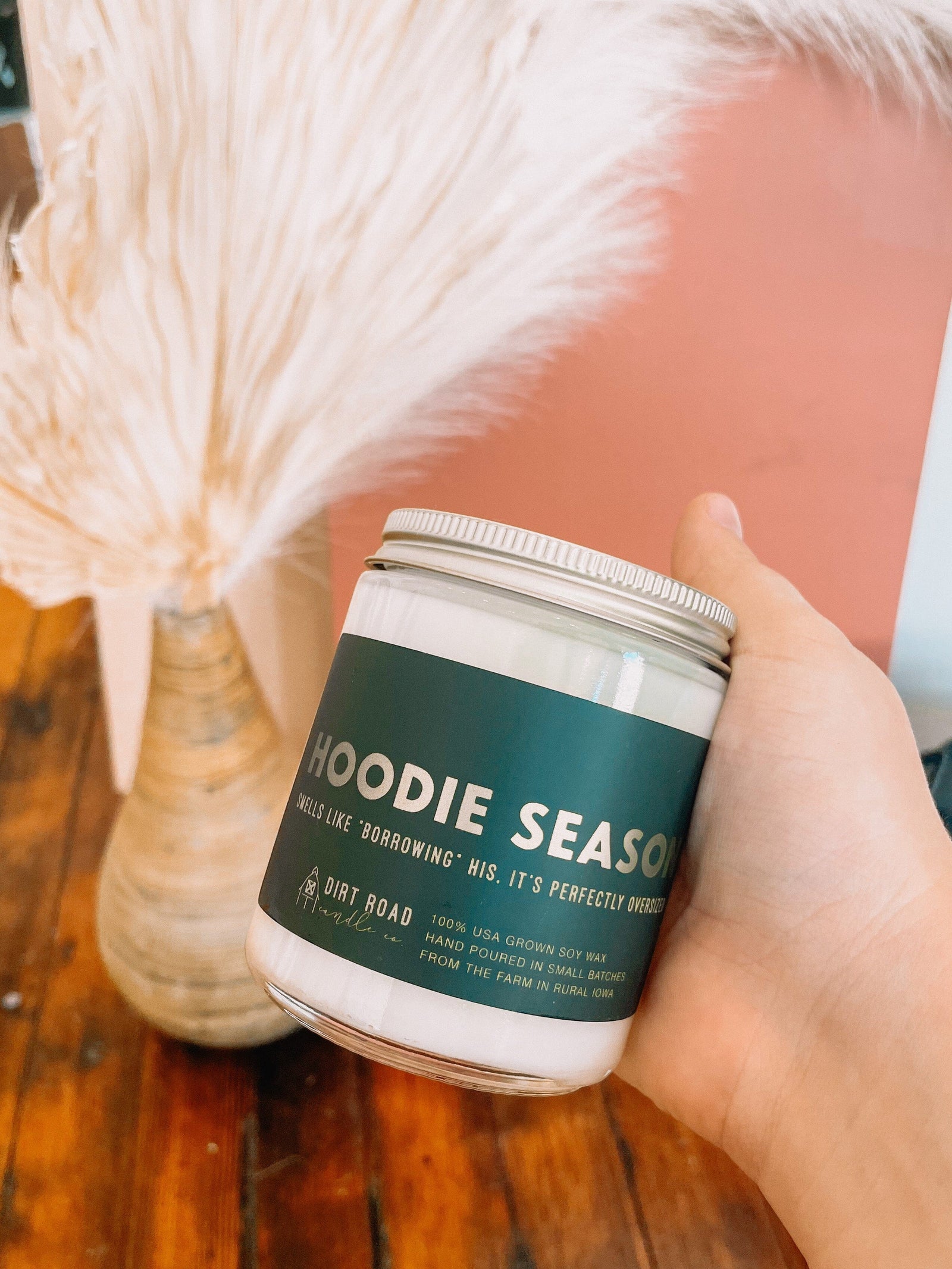 Hoodie Season 8oz Candle Accessories Dirt Road Candle Co 