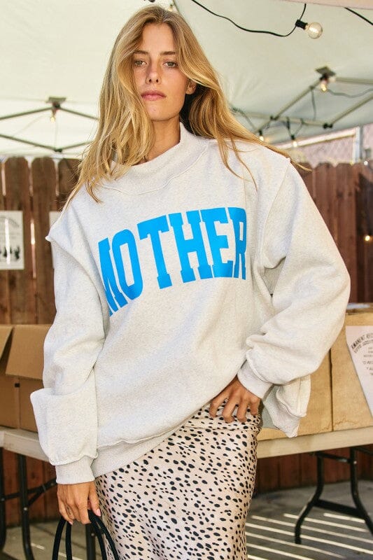 PREORDER | Mother and Cool Mom Reversible Mock Neck Oversized