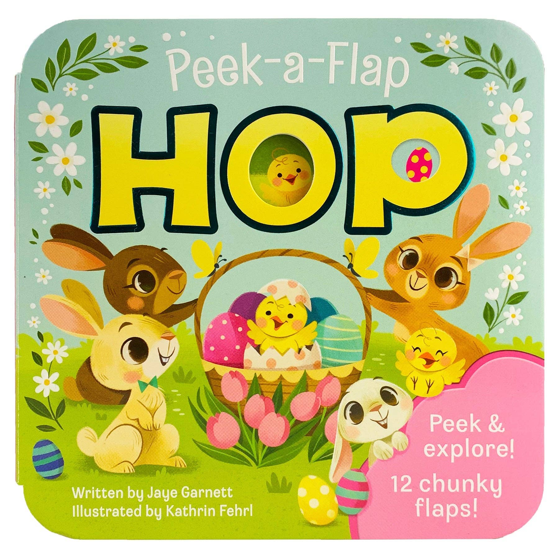 Hop Easter Lift-a-Flap Board Book Cottage Door Press 
