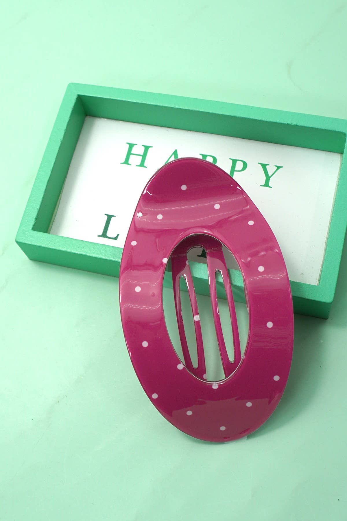 Jumbo Lay Flat Oval Hair Claw Clips Secure Styling | 40H1050: Black JOSSLYN by wall to wall 