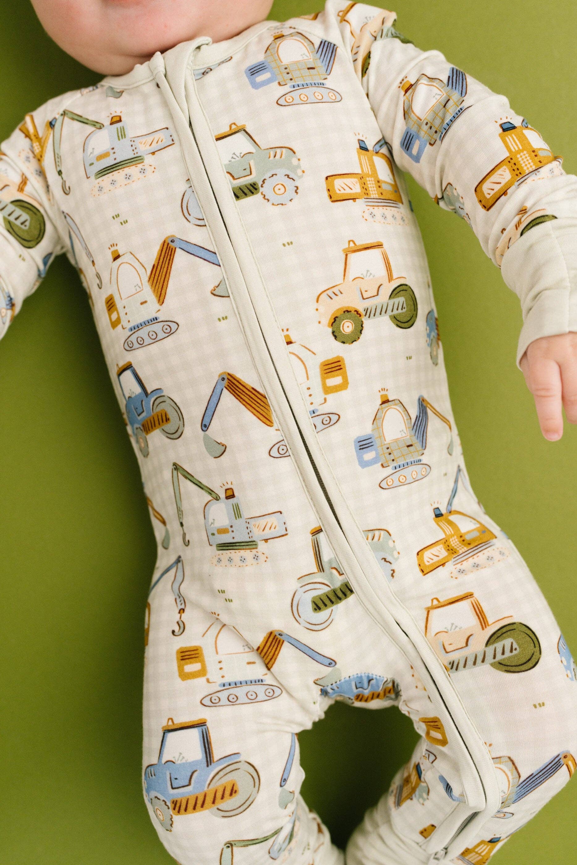 Construction Crew Bamboo Sleeper: 3-6M Little One Shop 