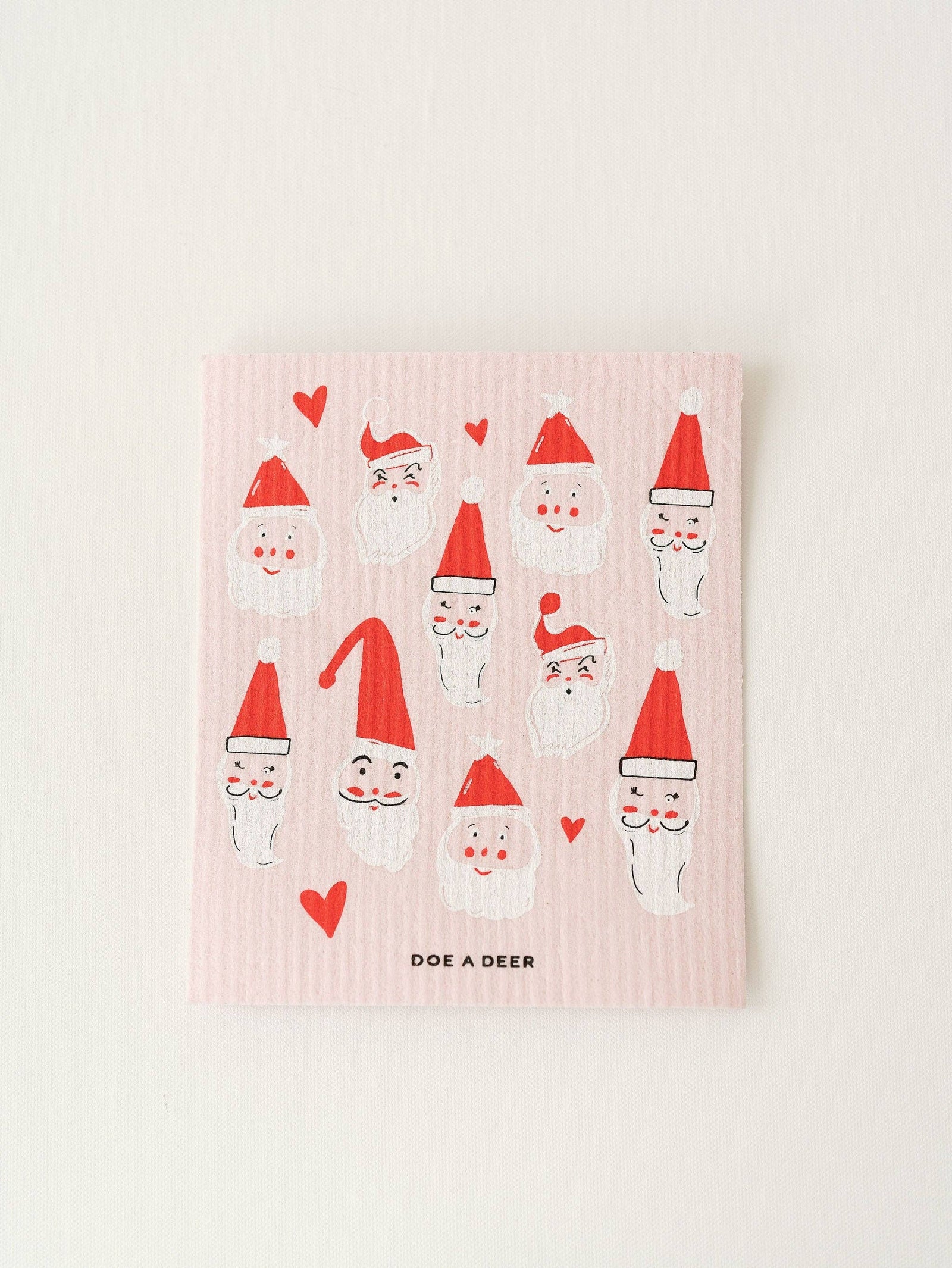 Many Faces Of Santa - Swedish Dishcloth Doe A Deer 