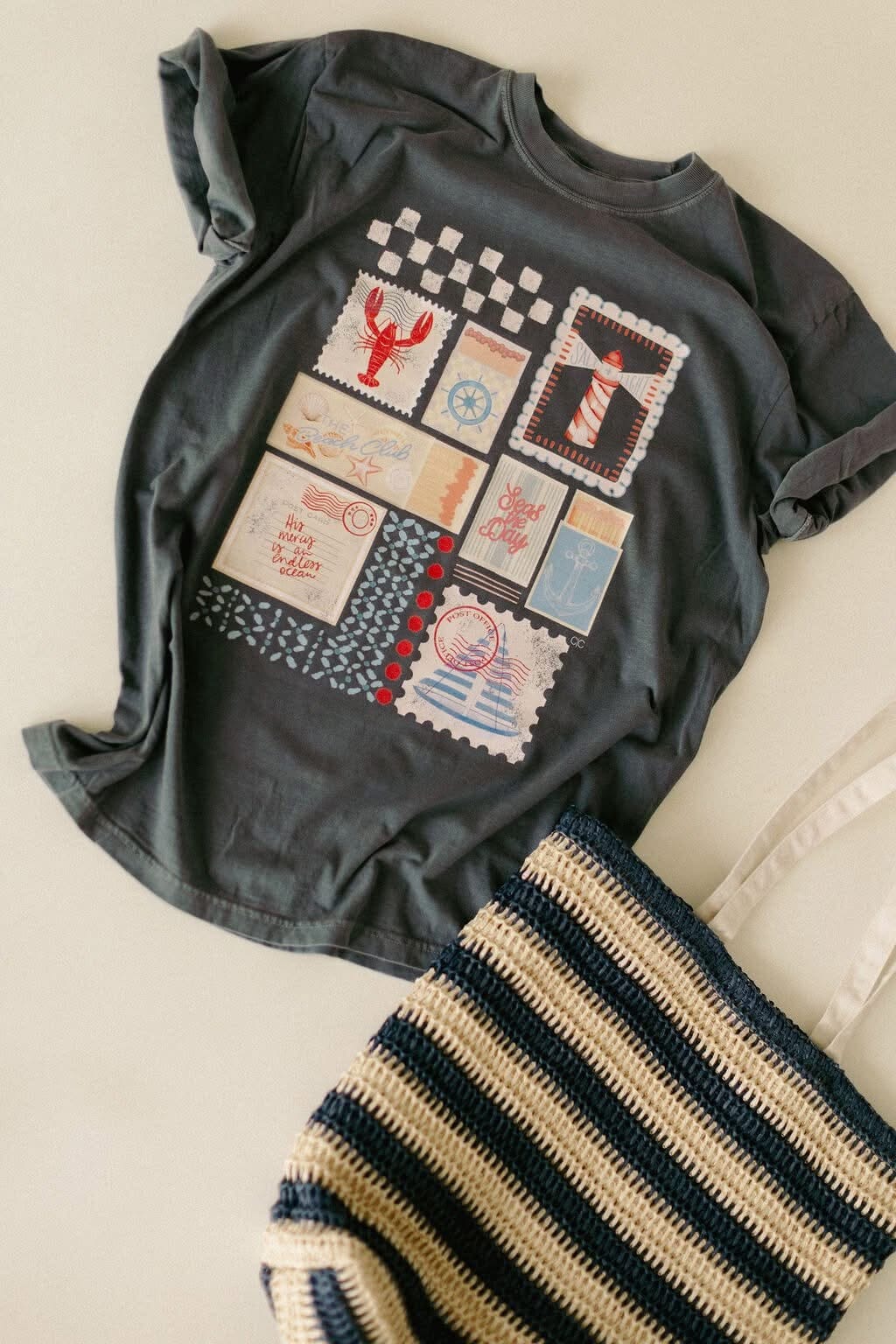 Summer Charm Matchbox Graphic Tee Short sleeve Chaudoin Creations 