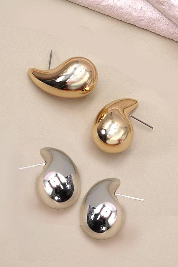 GRACEFUL LIGHTWEIGHT TEARDROP EARRINGS | 80E1961: GOLD JOSSLYN by wall to wall 