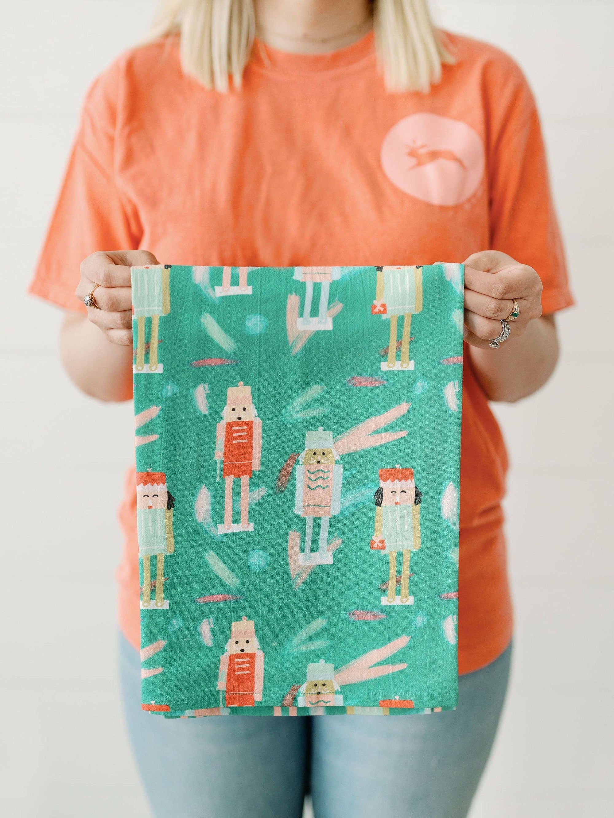 Nutcracker | Holiday Full Pattern Towel Doe A Deer 
