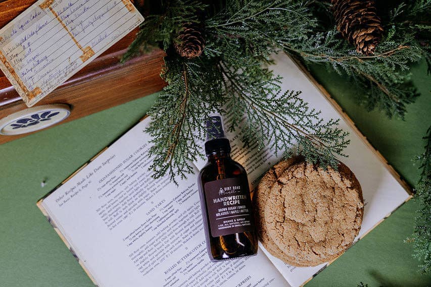 Handwritten Recipe Air + Room Spray Dirt Road Candle Co 