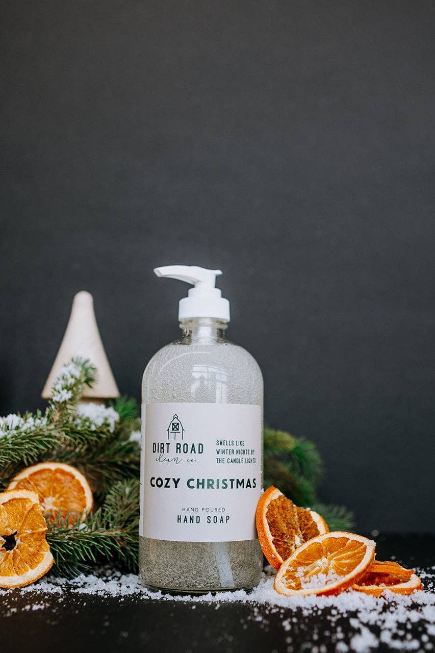 Cozy Christmas Hand Soap: Hand Soap Dirt Road Candle Co 