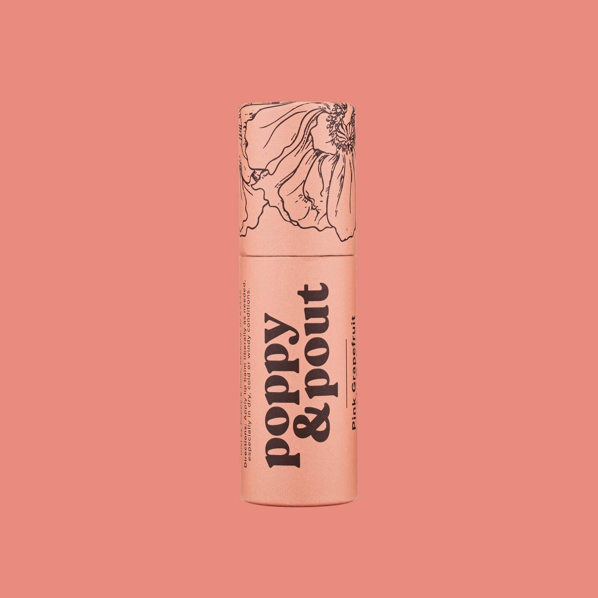Lip Balm, Pink Grapefruit Poppy &amp; Pout 