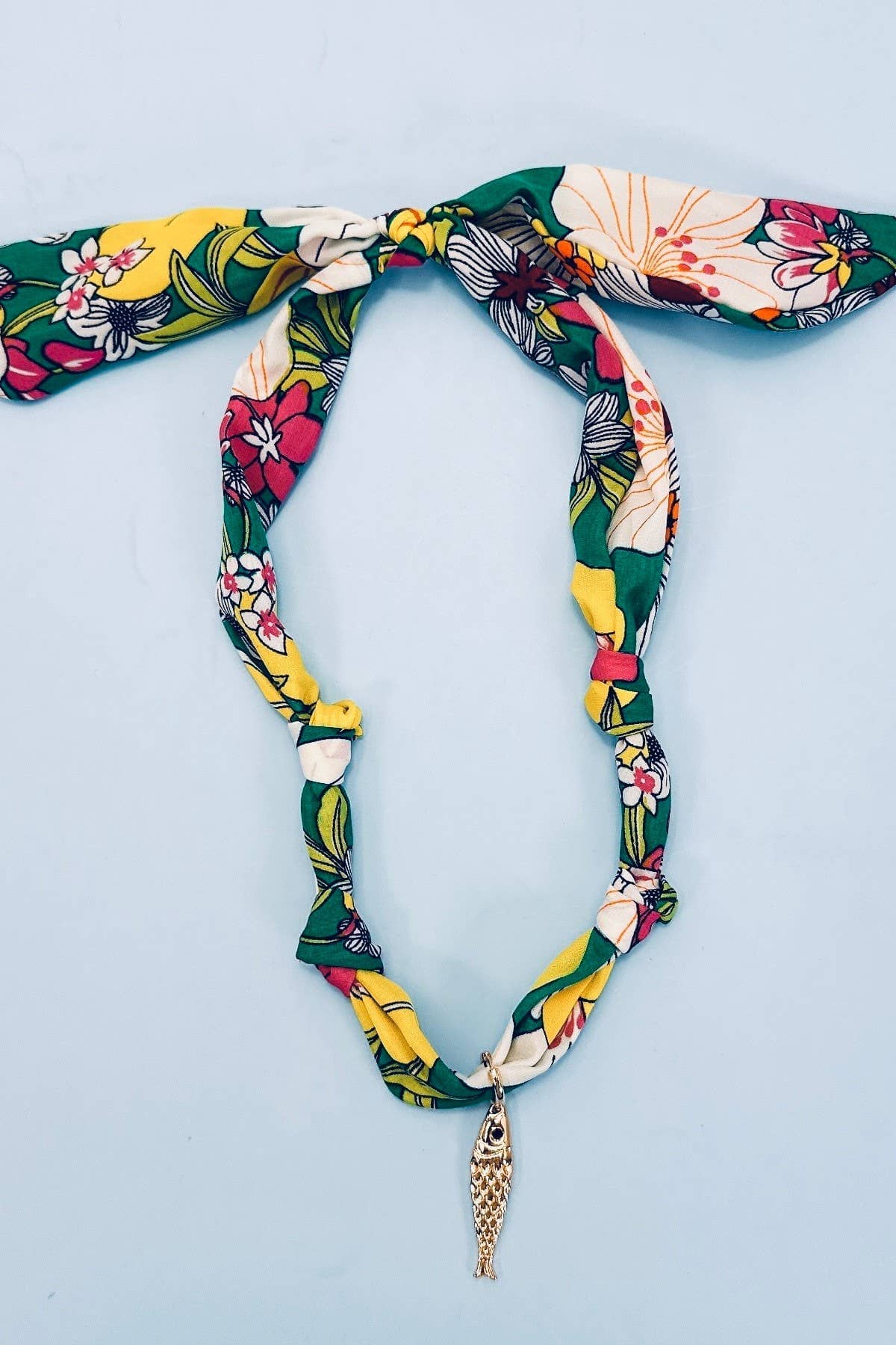 Handcrafted Scarf Interchangeable Charm Necklace | 80N92095: K JOSSLYN by wall to wall 
