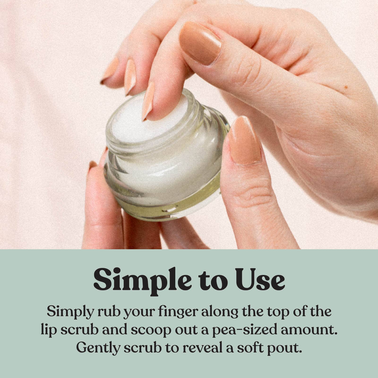 Lip Scrub, Pomegranate Peach Poppy &amp; Pout 
