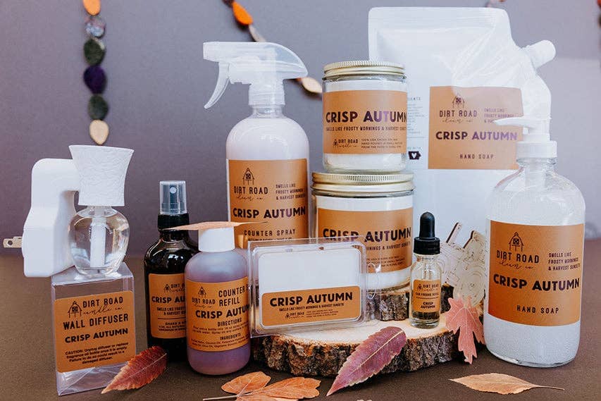 Crisp Autumn Counter Spray: Counter Spray Dirt Road Candle Co 