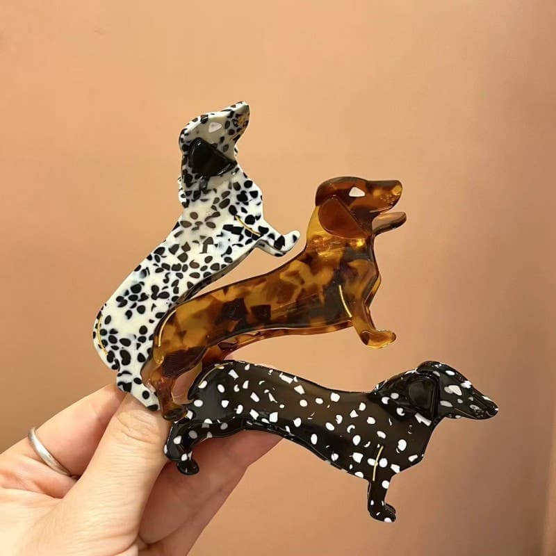 TRENDING DOG SERIES - DOG HAIR CLAW CLIPS | 40H1032: TORT JOSSLYN by wall to wall 