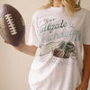 The Tailgates and Touchdowns Club White Comfort Colors Tee Short sleeve Chaudoin Creations 