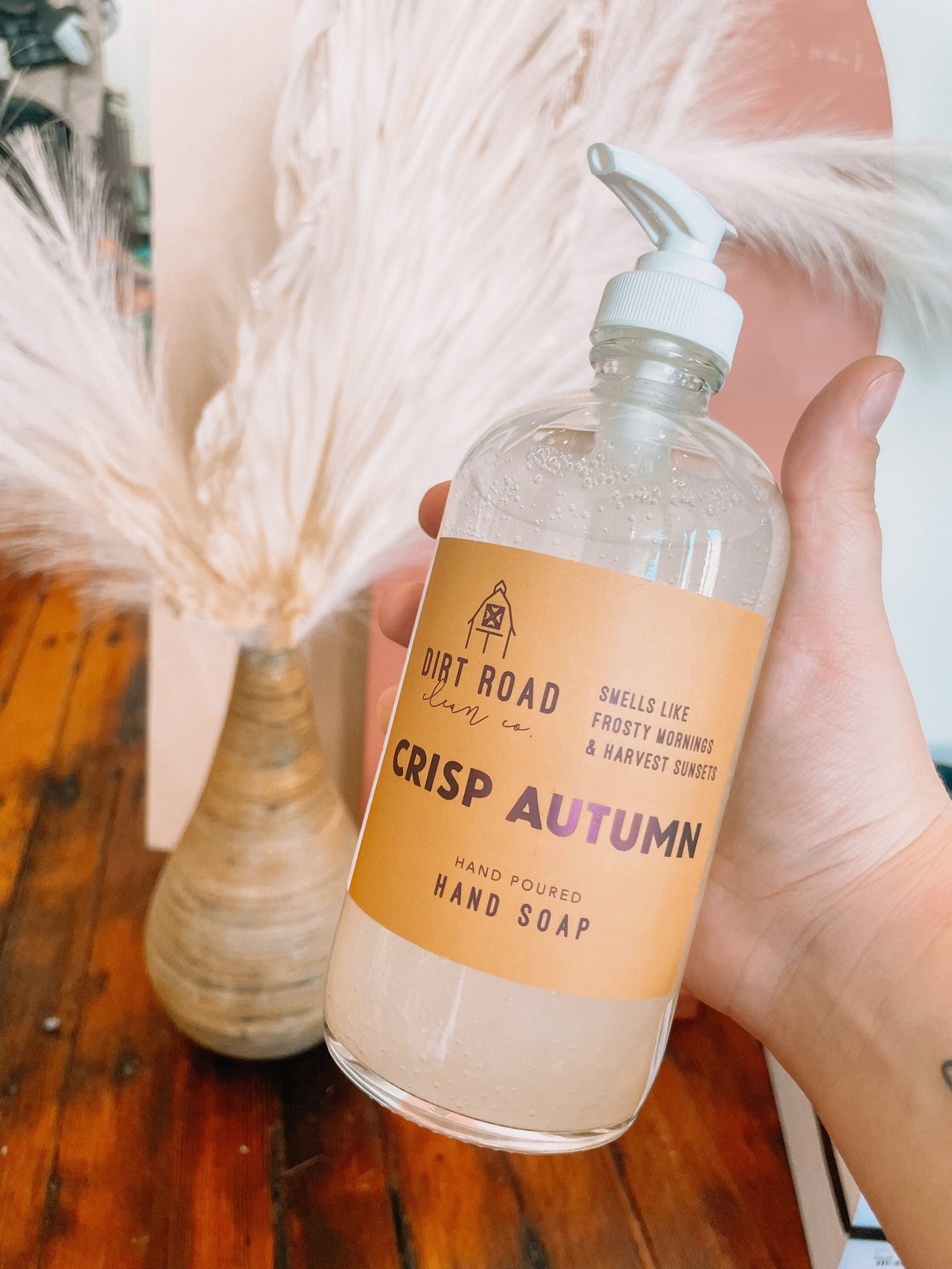 Crisp Autumn Hand Soap Accessories Dirt Road Candle Co 