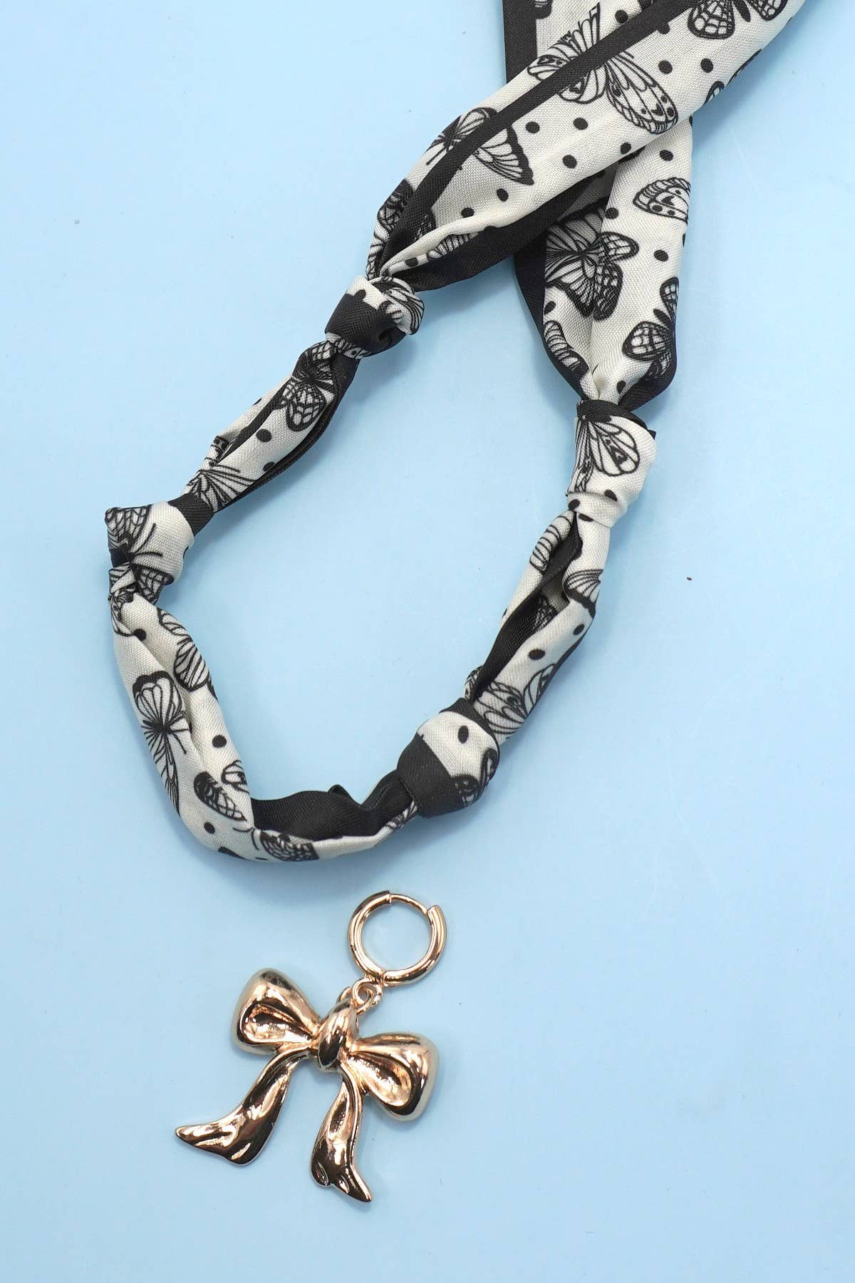 Handcrafted Scarf Interchangeable Charm Necklace | 80N92095: K JOSSLYN by wall to wall 