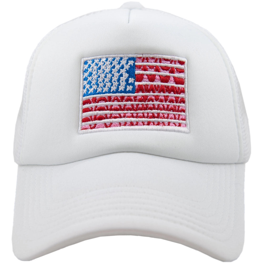 Katydid American Flag Otto Trucker Hat Hats Katydid 
