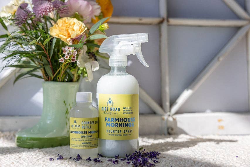 Farmhouse Mornings Counter Spray: Counter Spray Dirt Road Candle Co 