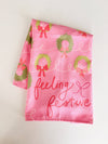 Feeling Festive Waffle Towel | Microfiber | Christmas Doe A Deer 