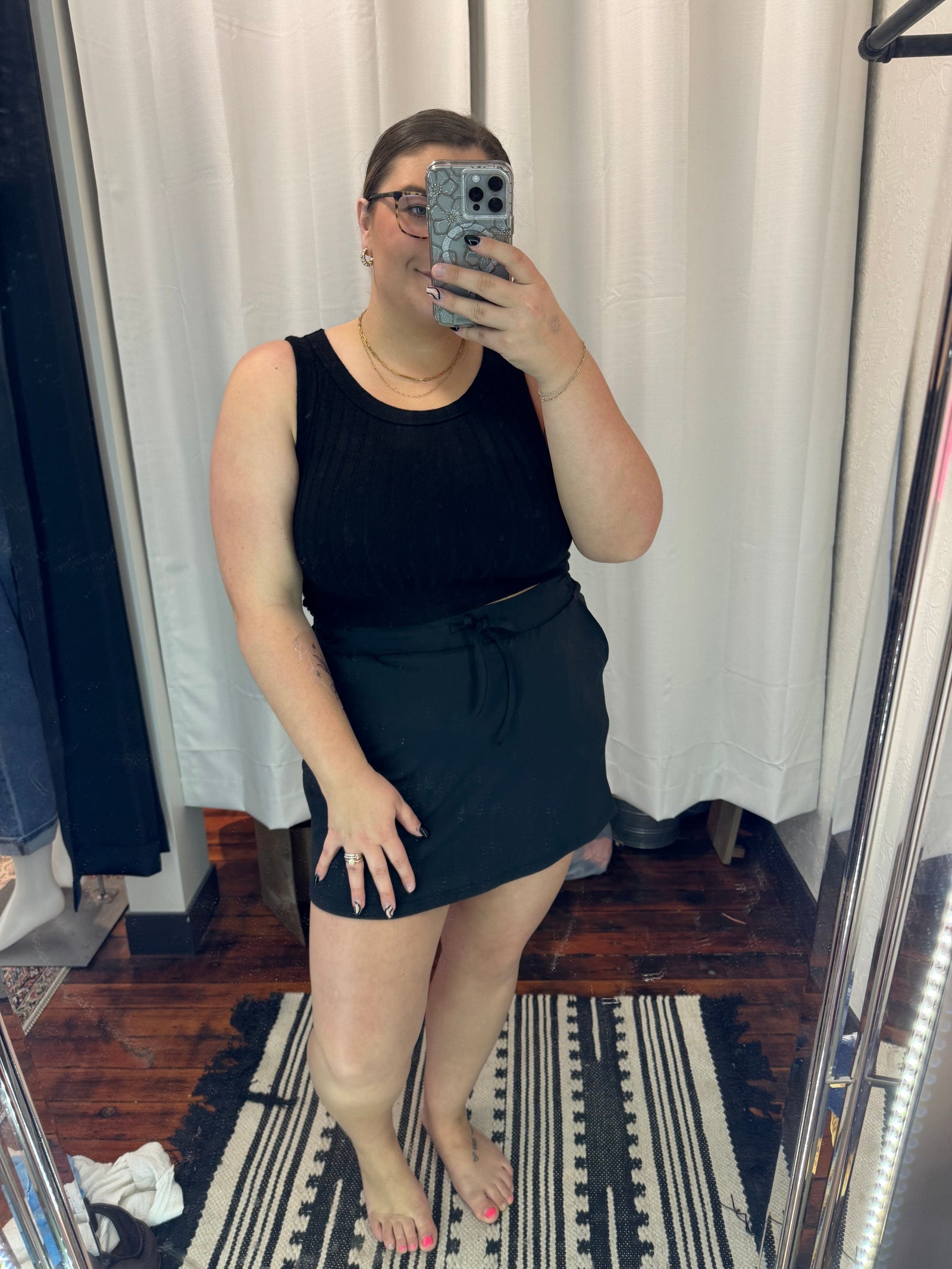 Black Ribbed Cropped Tank Top Summer Tanks Zenana 