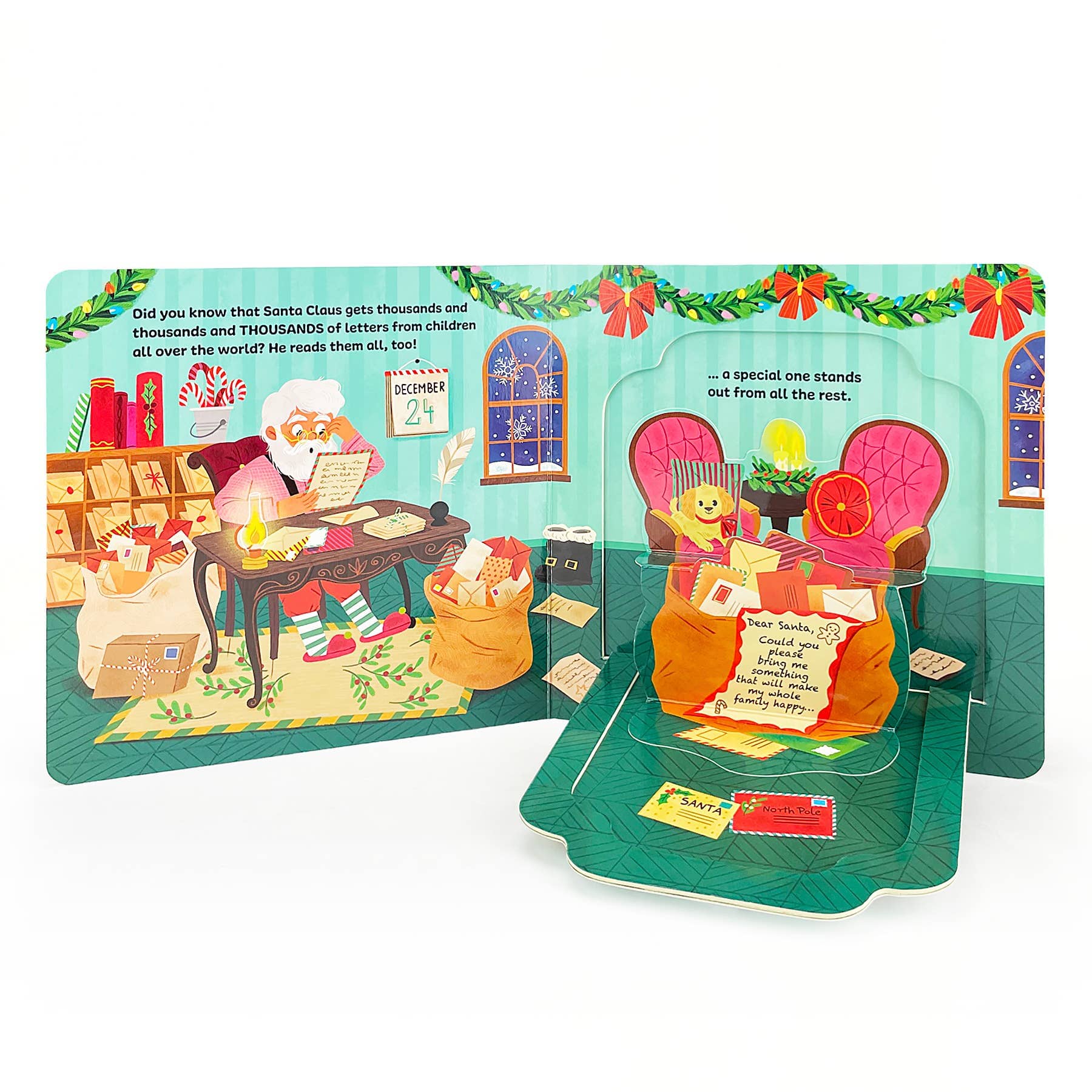 Santa's Special Christmas Gift Lift-a-Flap Board Book Cottage Door Press 