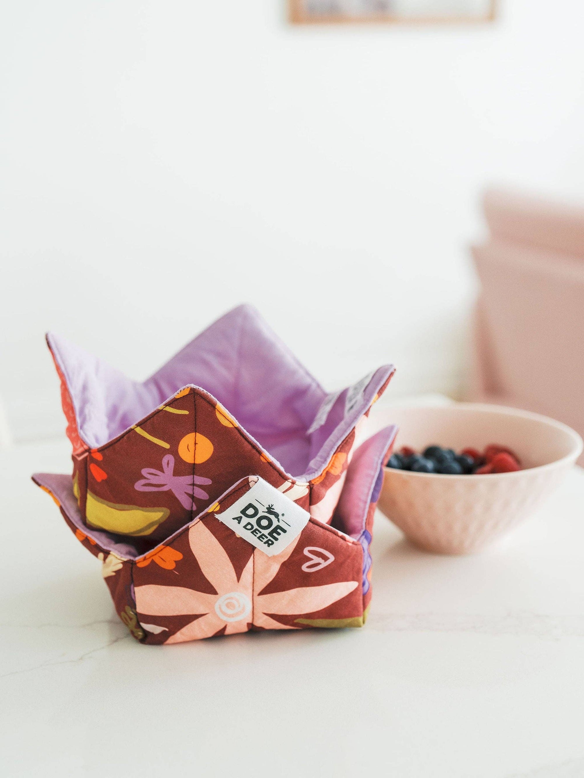 Fall Floral Bowl Bestie | Microwave Bowl Holder Doe A Deer 