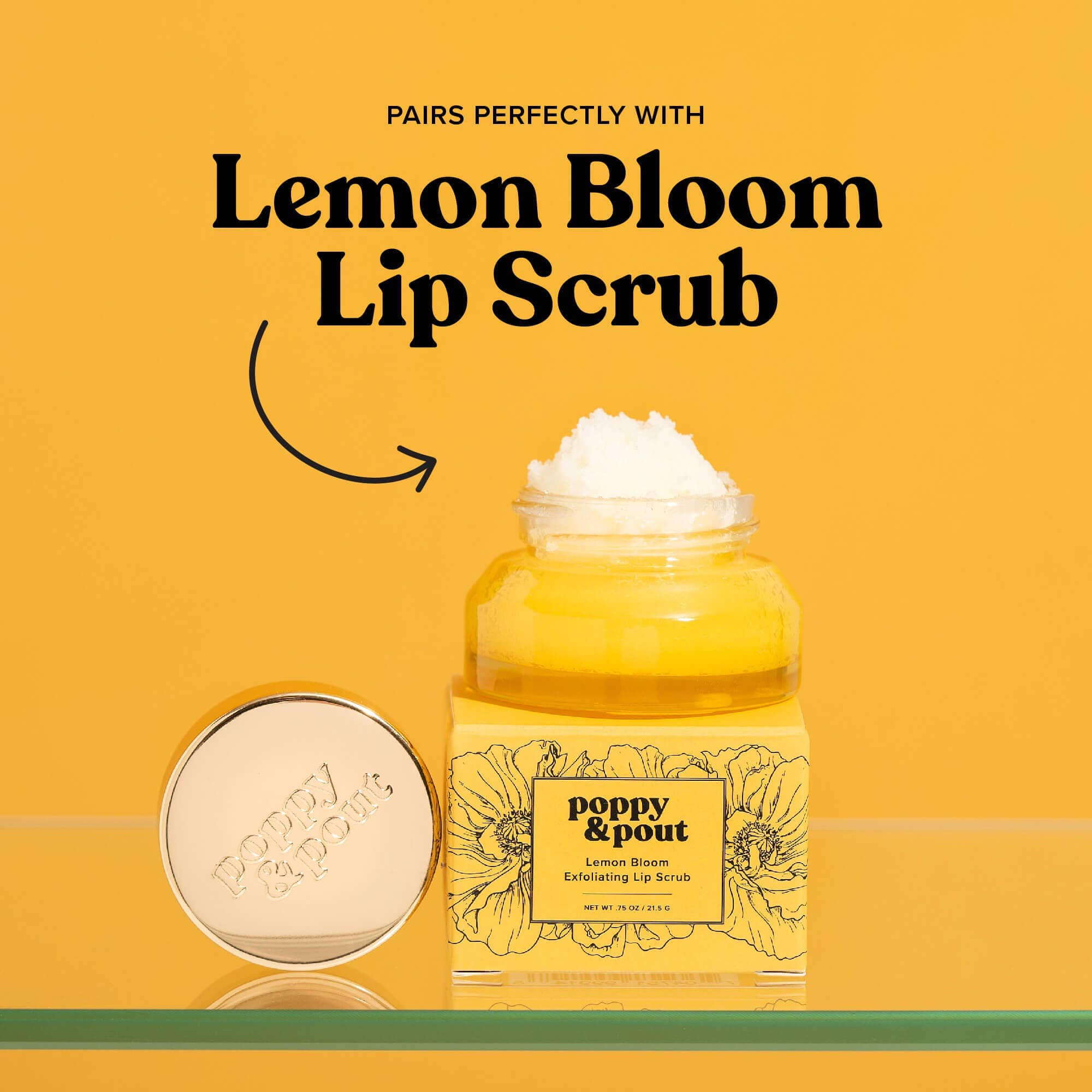 Lip Balm, Lemon Bloom Poppy &amp; Pout 