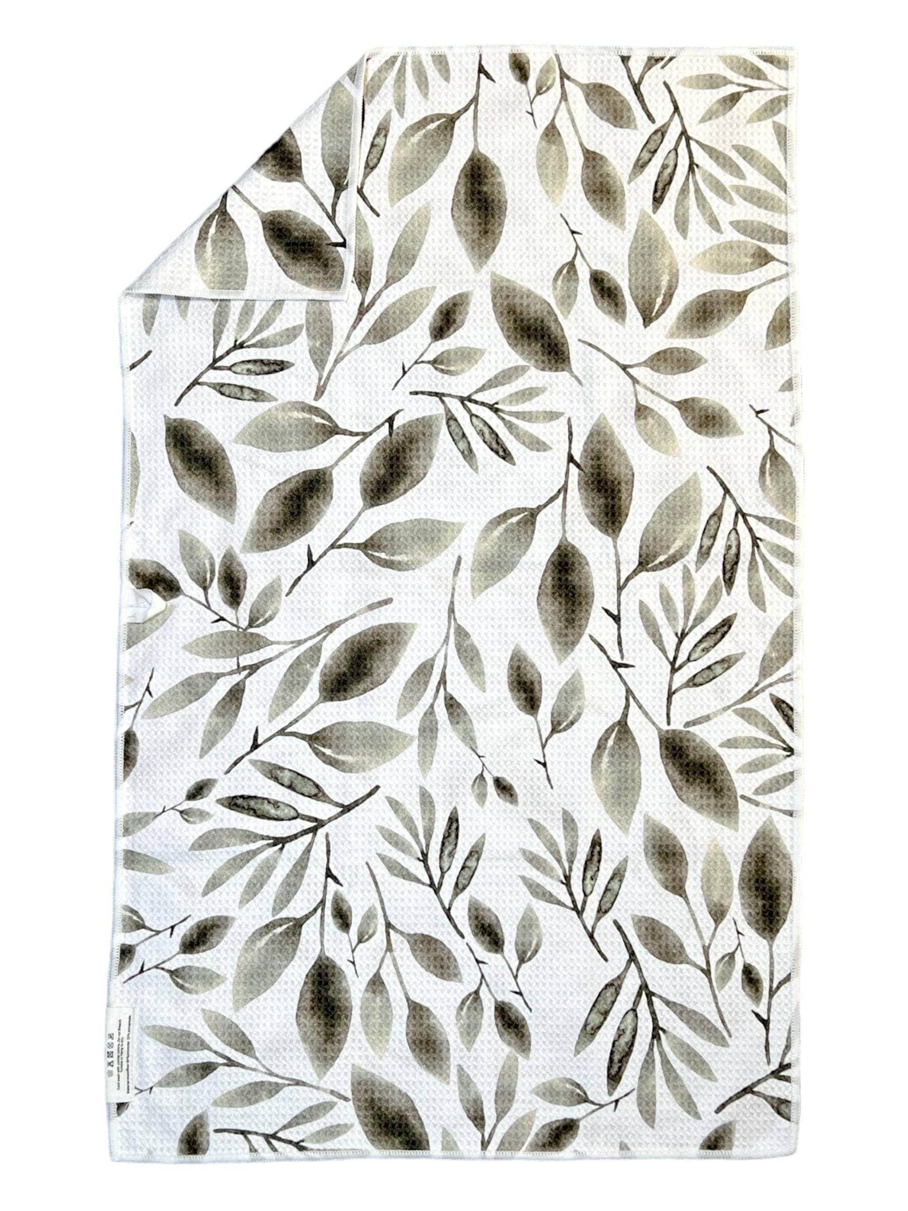 Twiggy: Double-Sided Hand Towel: White / 17x27 in / Hand Towel Crae.Home 