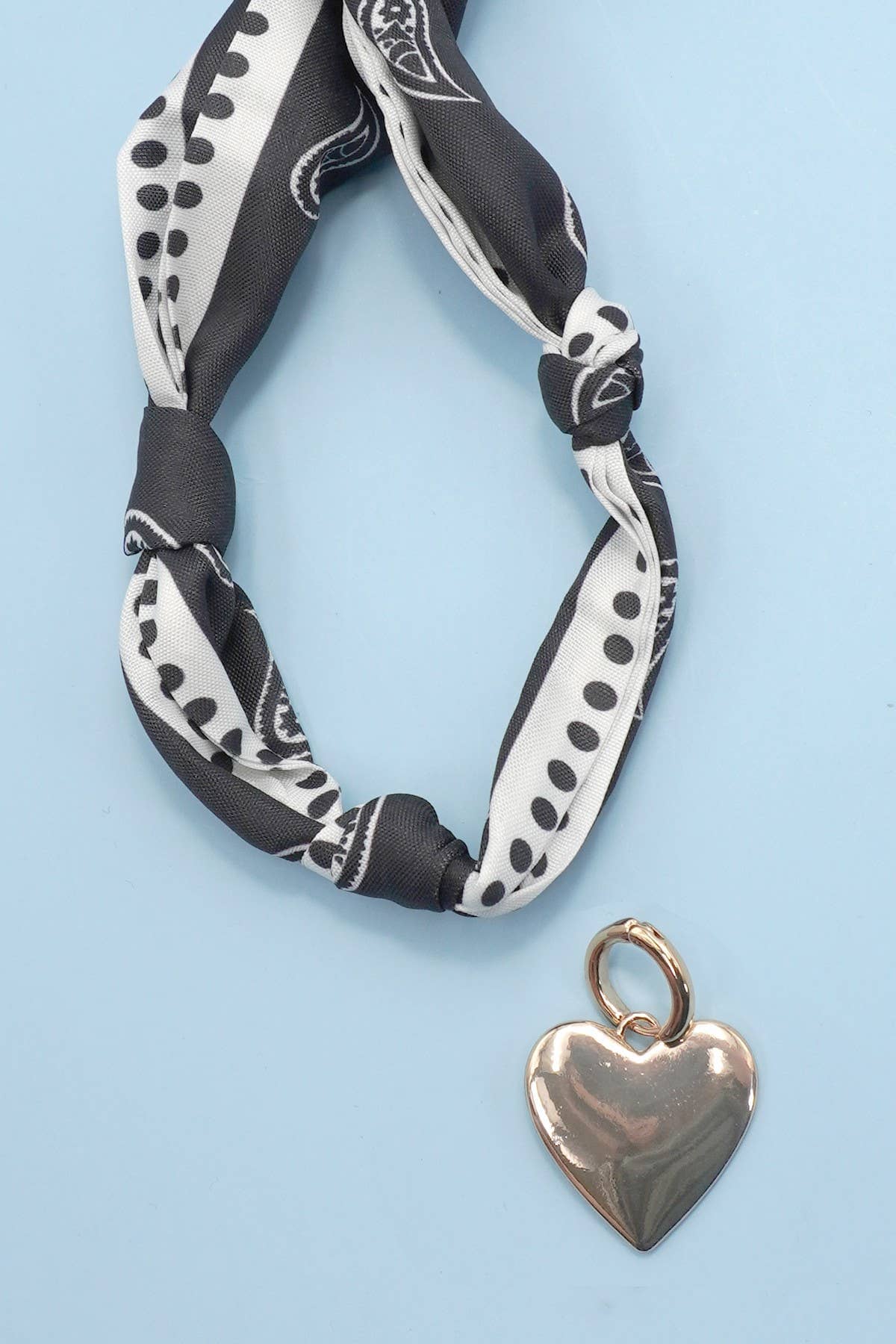 Handcrafted Scarf Interchangeable Charm Necklace | 80N92095: C JOSSLYN by wall to wall 