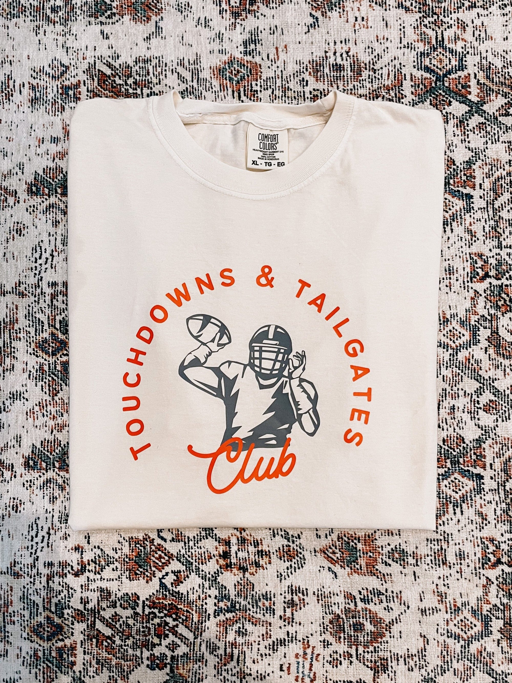 THA Exclusive - Preorder - Tailgates and Touchdowns Club Short sleeve The Humming Arrow Boutique 