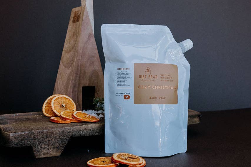 Cozy Christmas Hand Soap: Hand Soap Dirt Road Candle Co 