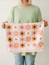 Flower Garden Kitchen Waffle Towel | Microfiber Doe A Deer 