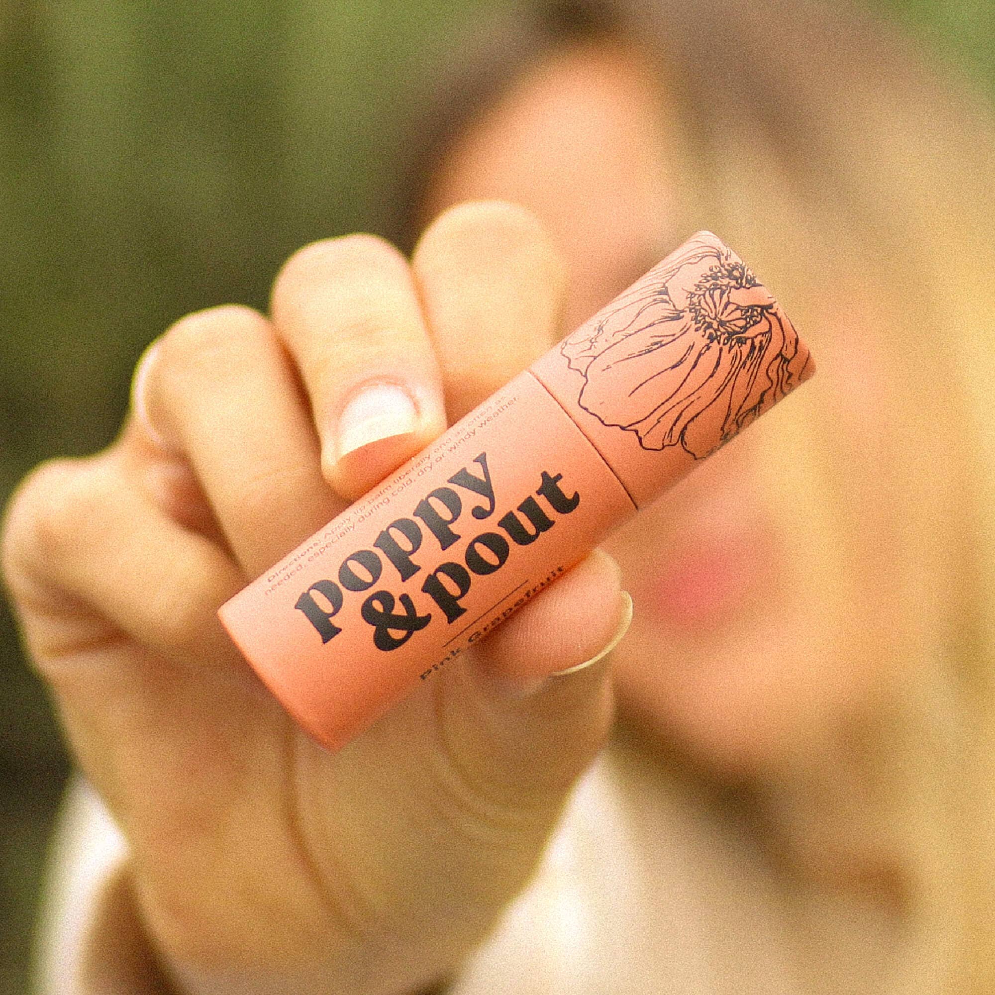 Lip Balm, Pink Grapefruit Poppy &amp; Pout 