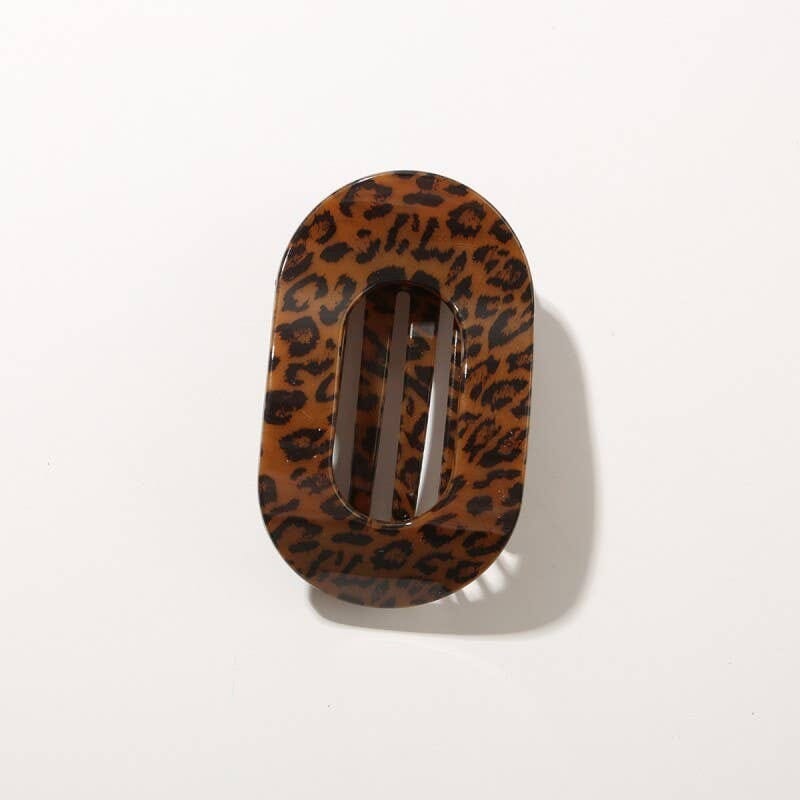 Vintage Floral &amp; Leopard Hair Clip | 40H1119: PINK JOSSLYN by wall to wall 