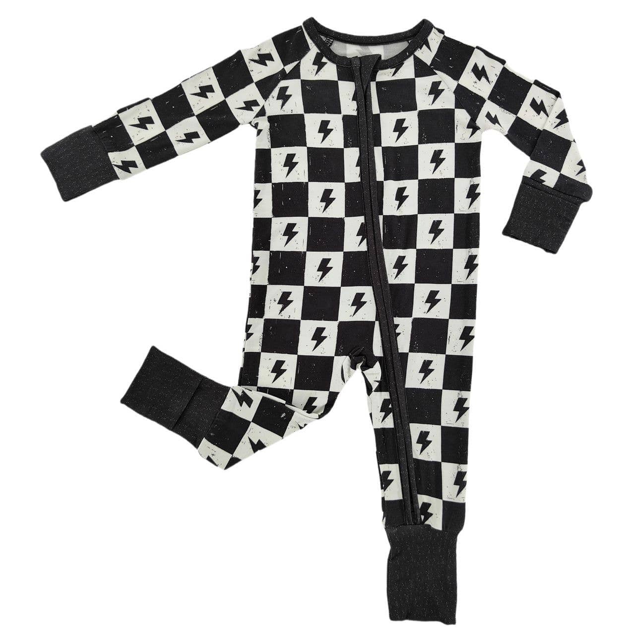 Electric Checkered Bamboo Sleeper: 0-3M Little One Shop 