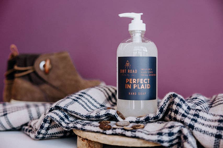 Perfect In Plaid Hand Soap: Hand Soap Dirt Road Candle Co 