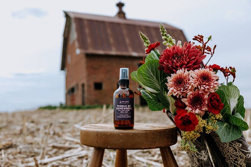 Middle Of Somewhere Air + Room Spray Dirt Road Candle Co 