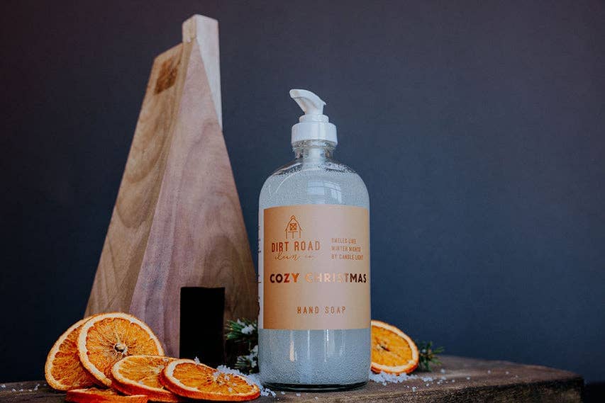Cozy Christmas Hand Soap: Hand Soap Dirt Road Candle Co 