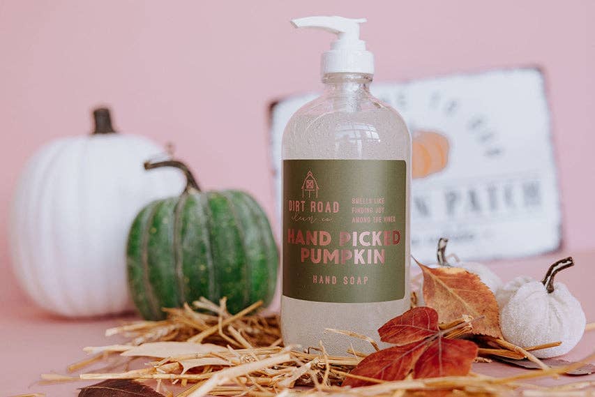 Hand Picked Pumpkin Hand Soap: Hand Soap Dirt Road Candle Co 