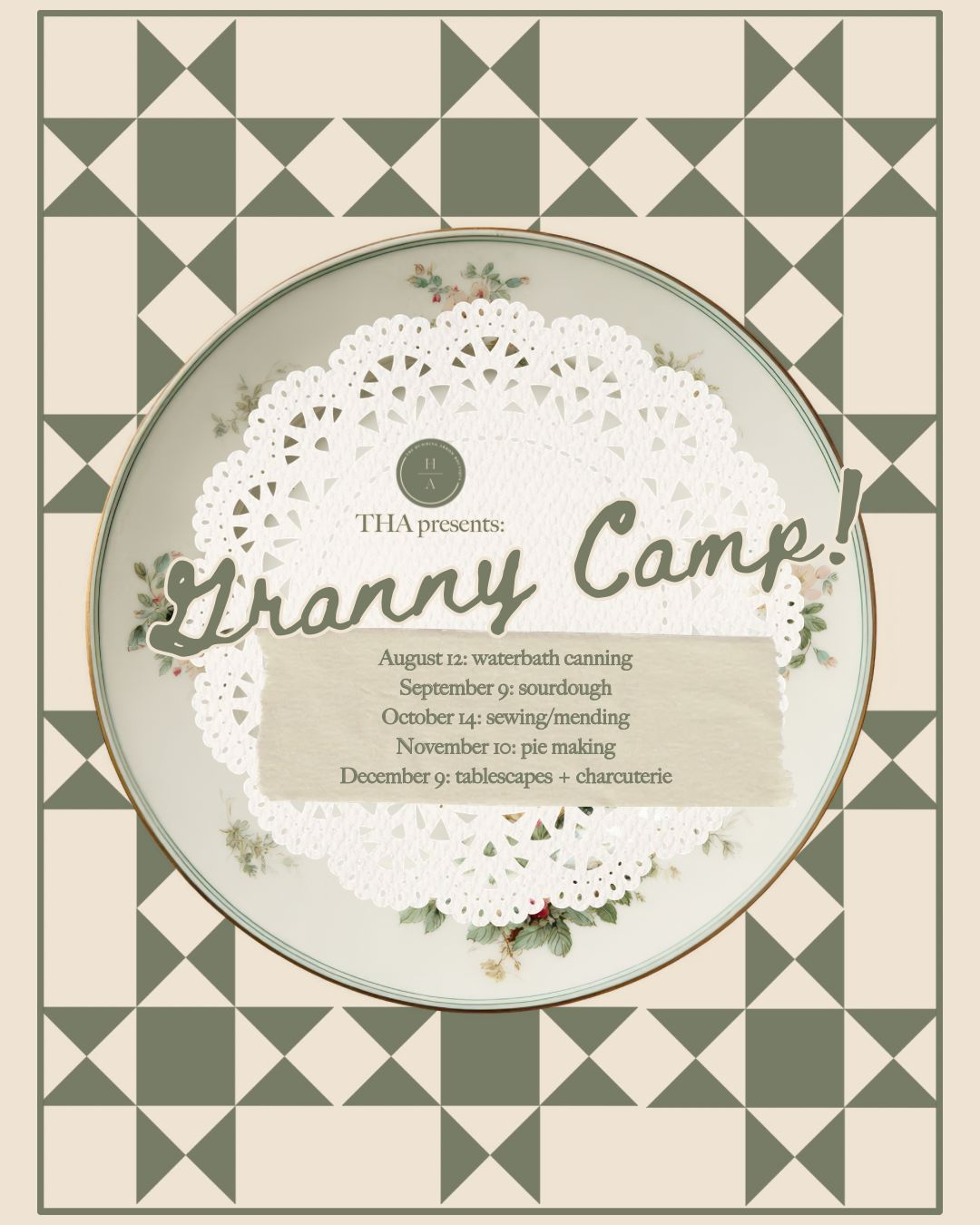 Granny Camp: 5 Part Series other The Humming Arrow Boutique 