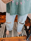 Risen Light Wash High Rise Boyfriend Jeans Bottoms Risen 