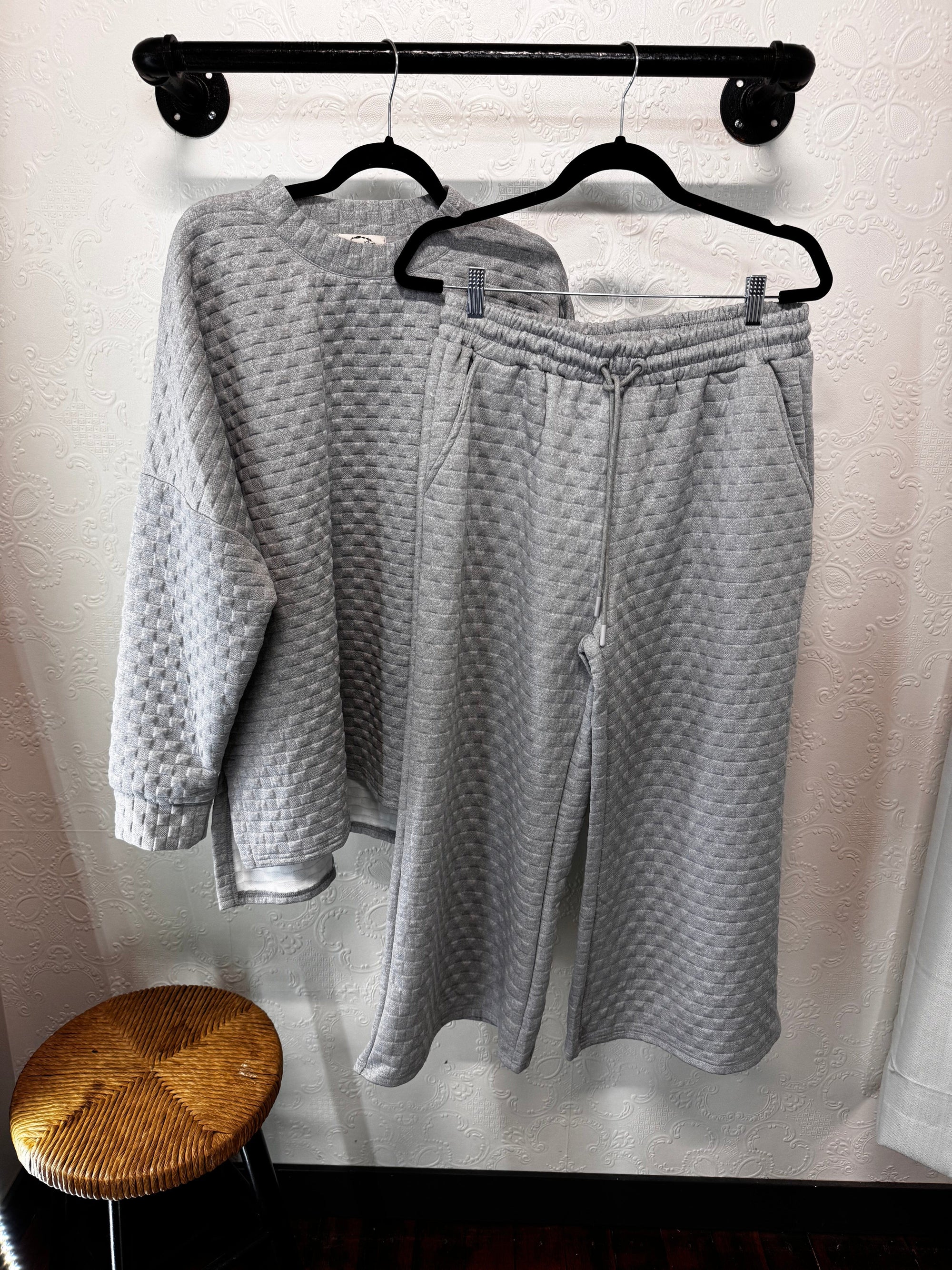 Checkered Matching Set in Two Colors Long sleeve Beeson River 