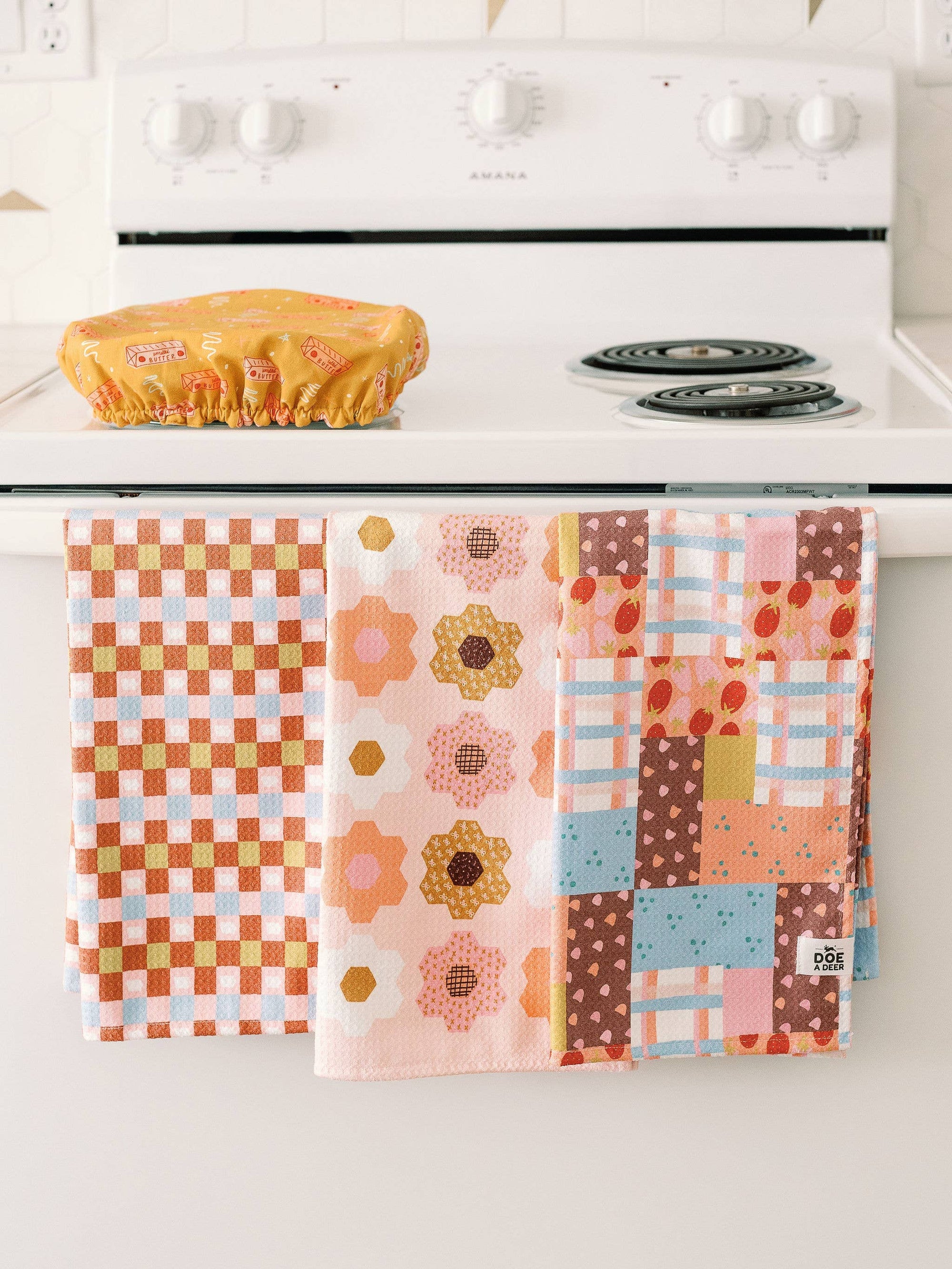 Iowa Check Waffle Towel | Microfiber Doe A Deer 