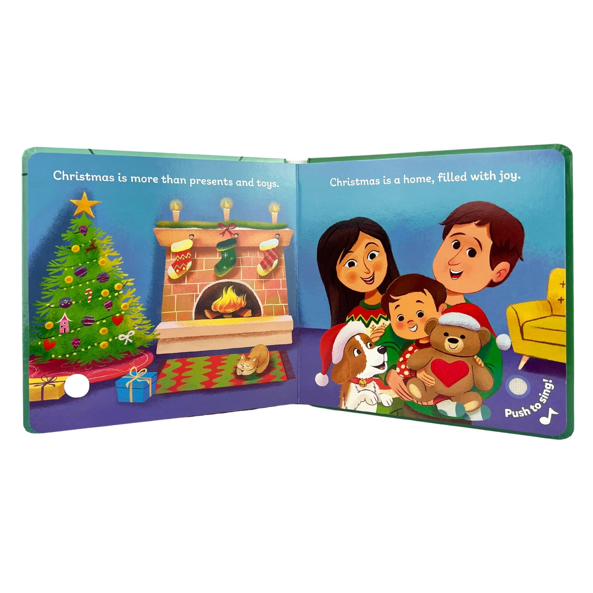 Listen, Touch &amp; Feel What is Christmas? Sound Book Cottage Door Press 