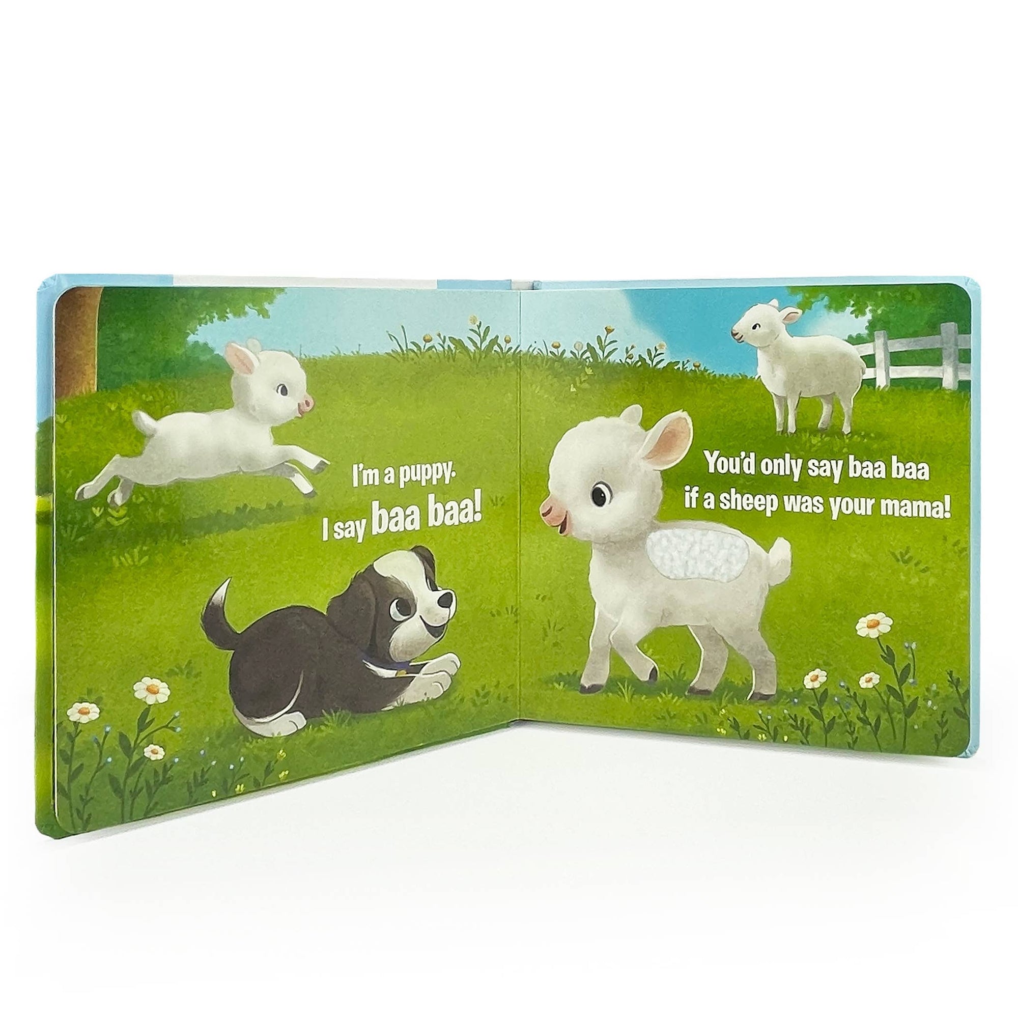 Do Puppies Moo? Listen, Touch &amp; Feel Interactive Board Book Cottage Door Press 