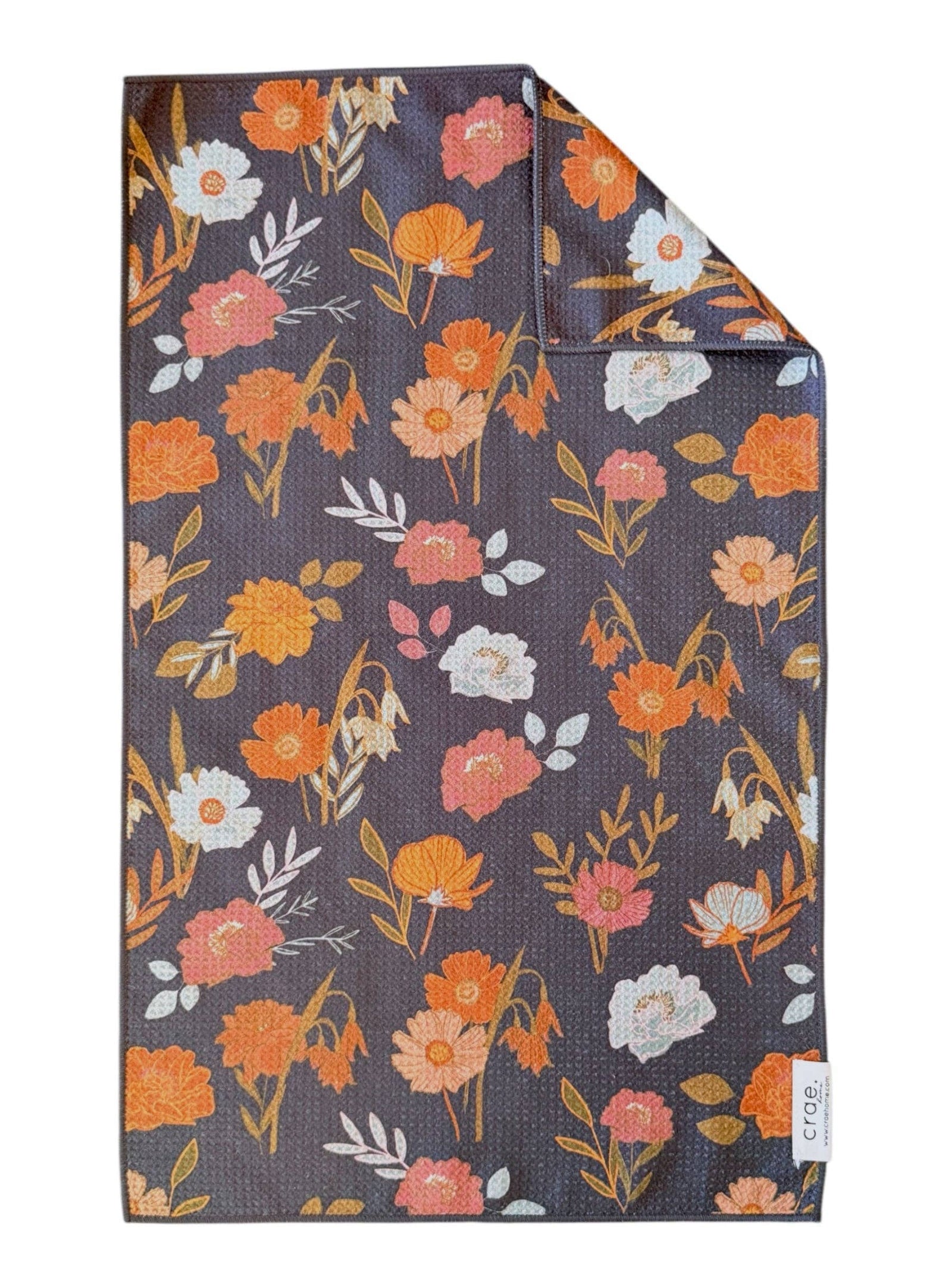 Mayflower: Double-Sided Hand Towel: Navy / 17x27 in / Hand Towel Crae.Home 