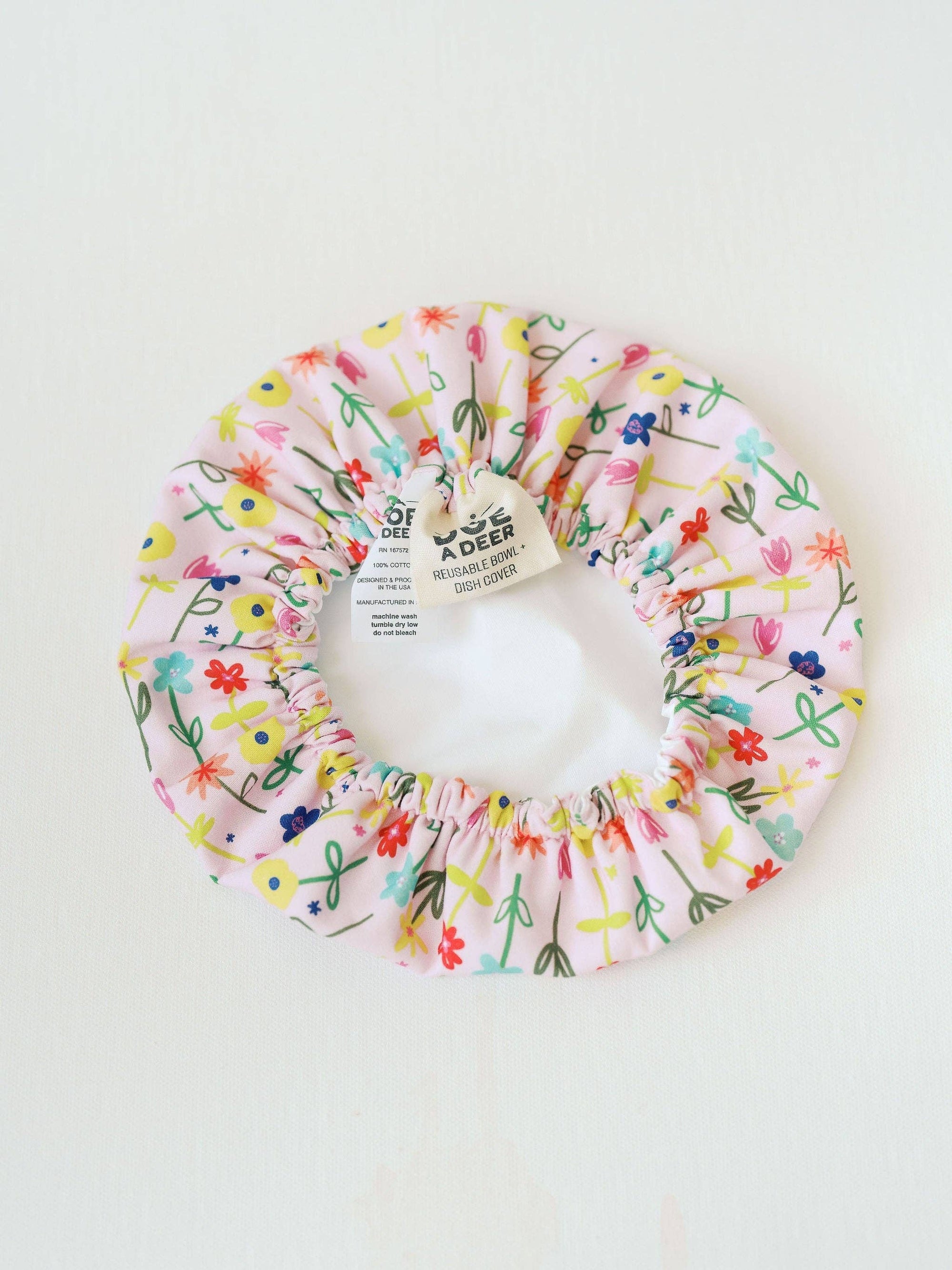 Petal Party 7.5" Bowl Cover Doe A Deer 